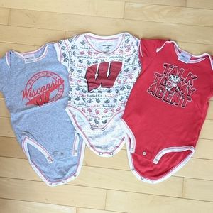 Wisconsin Badgers onsies